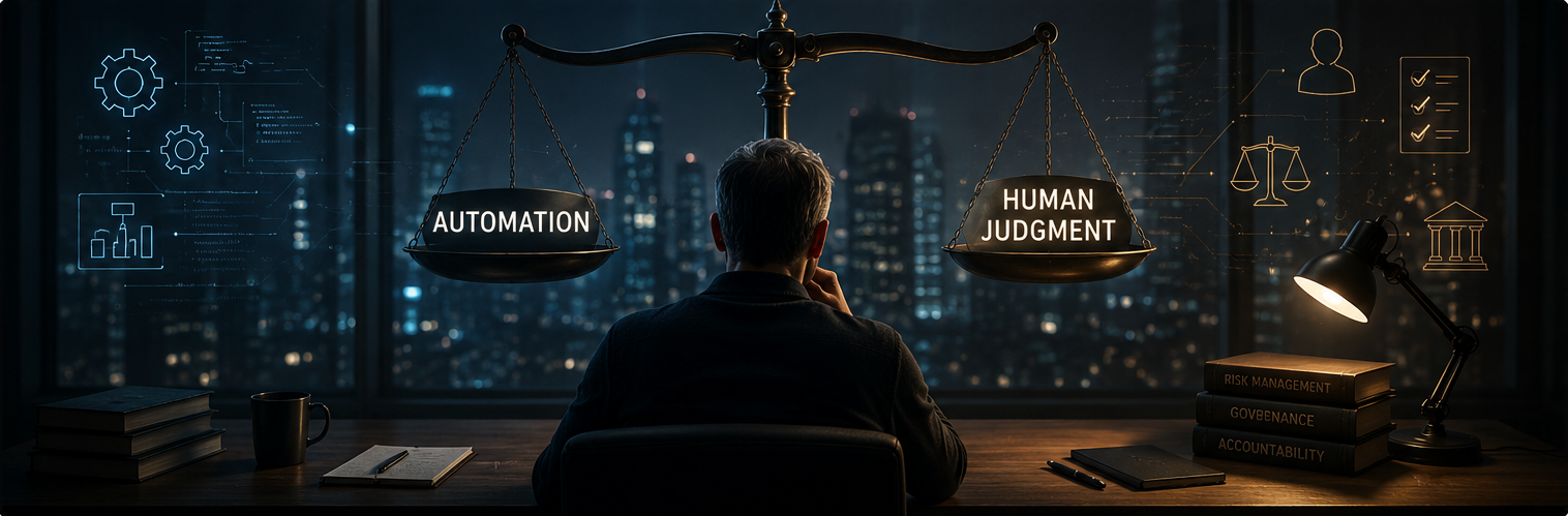 Where automation makes sense and where oversight must remain